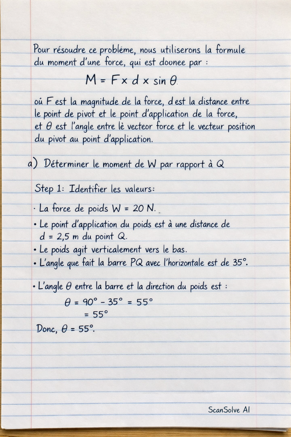 Handwritten step-by-step solution preview