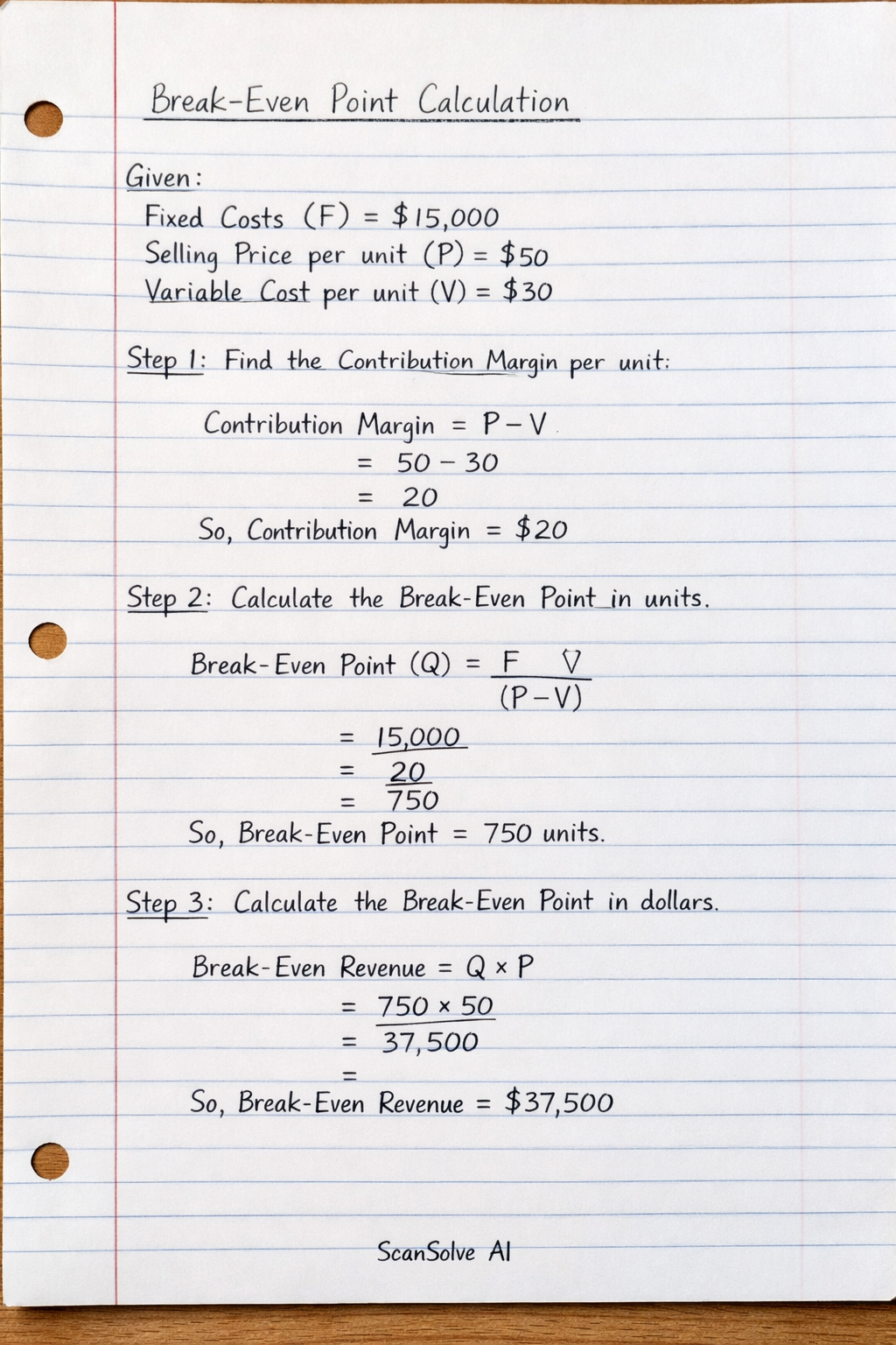 Handwritten step-by-step solution preview