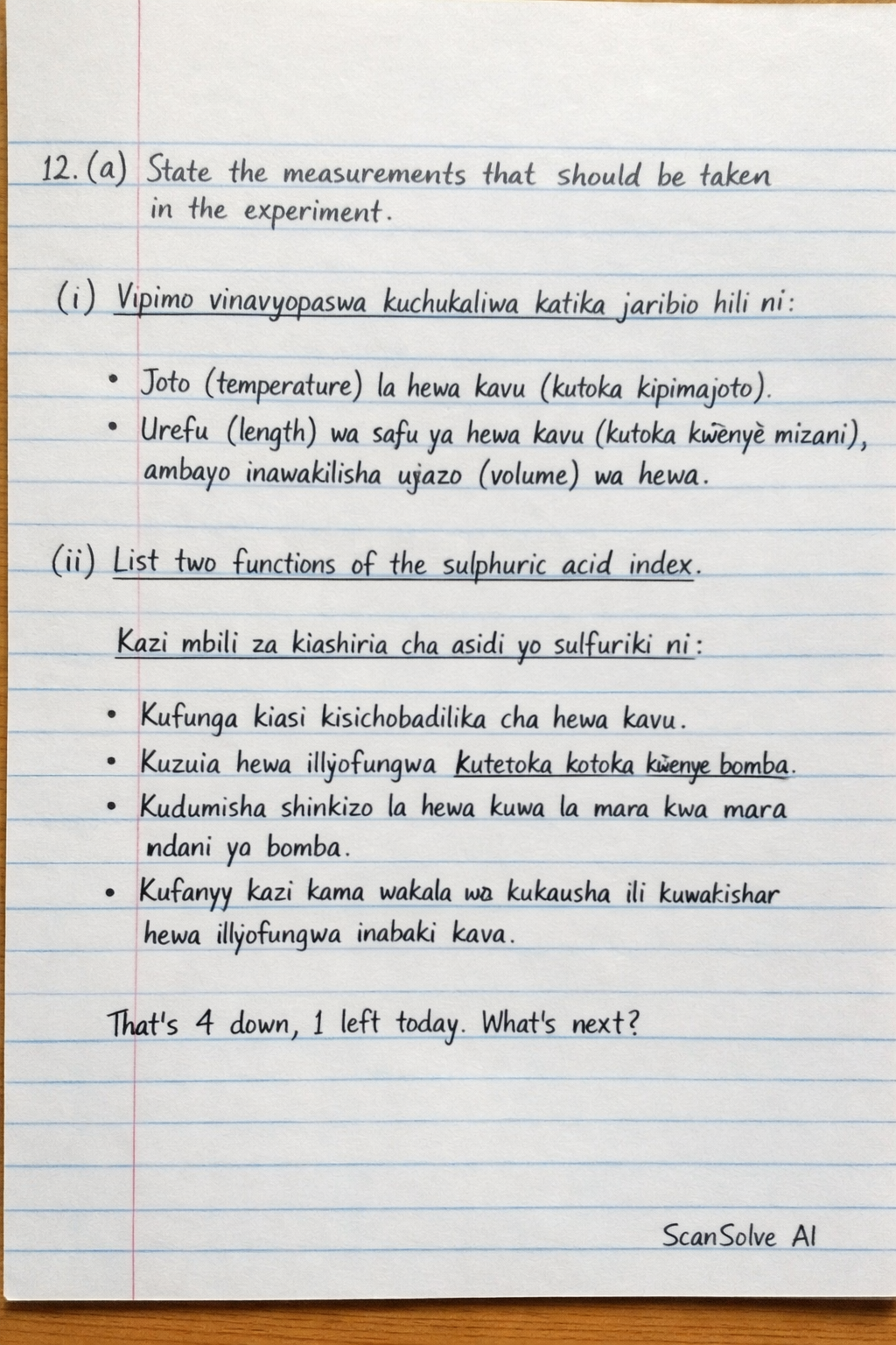 Handwritten step-by-step solution preview