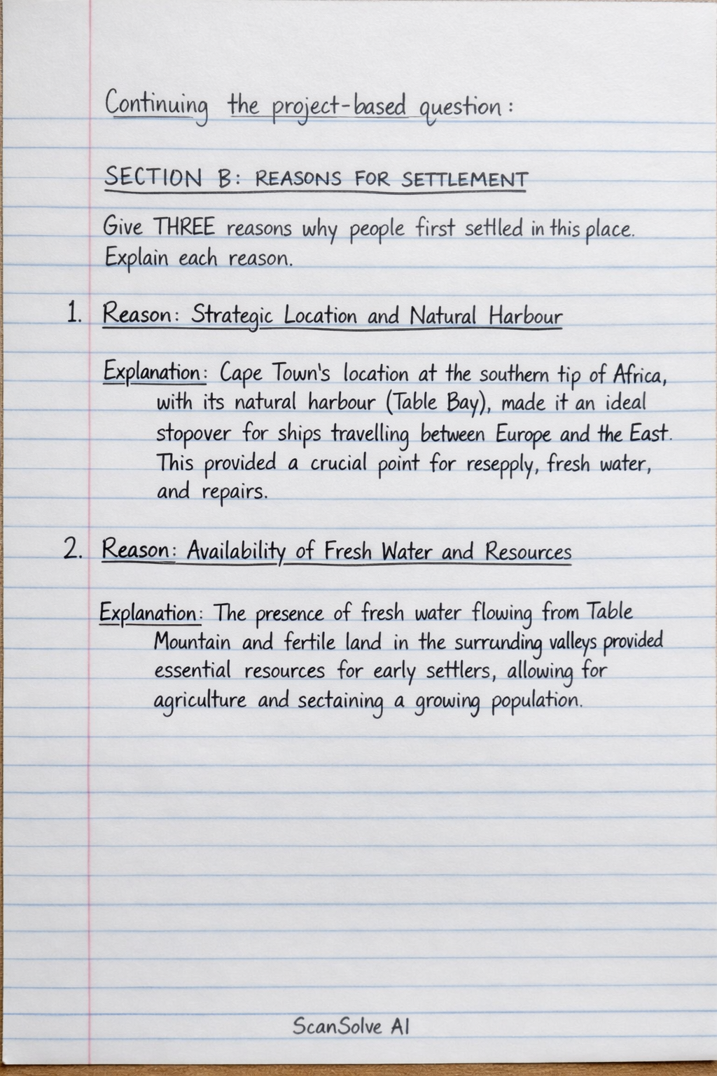 Handwritten step-by-step solution preview