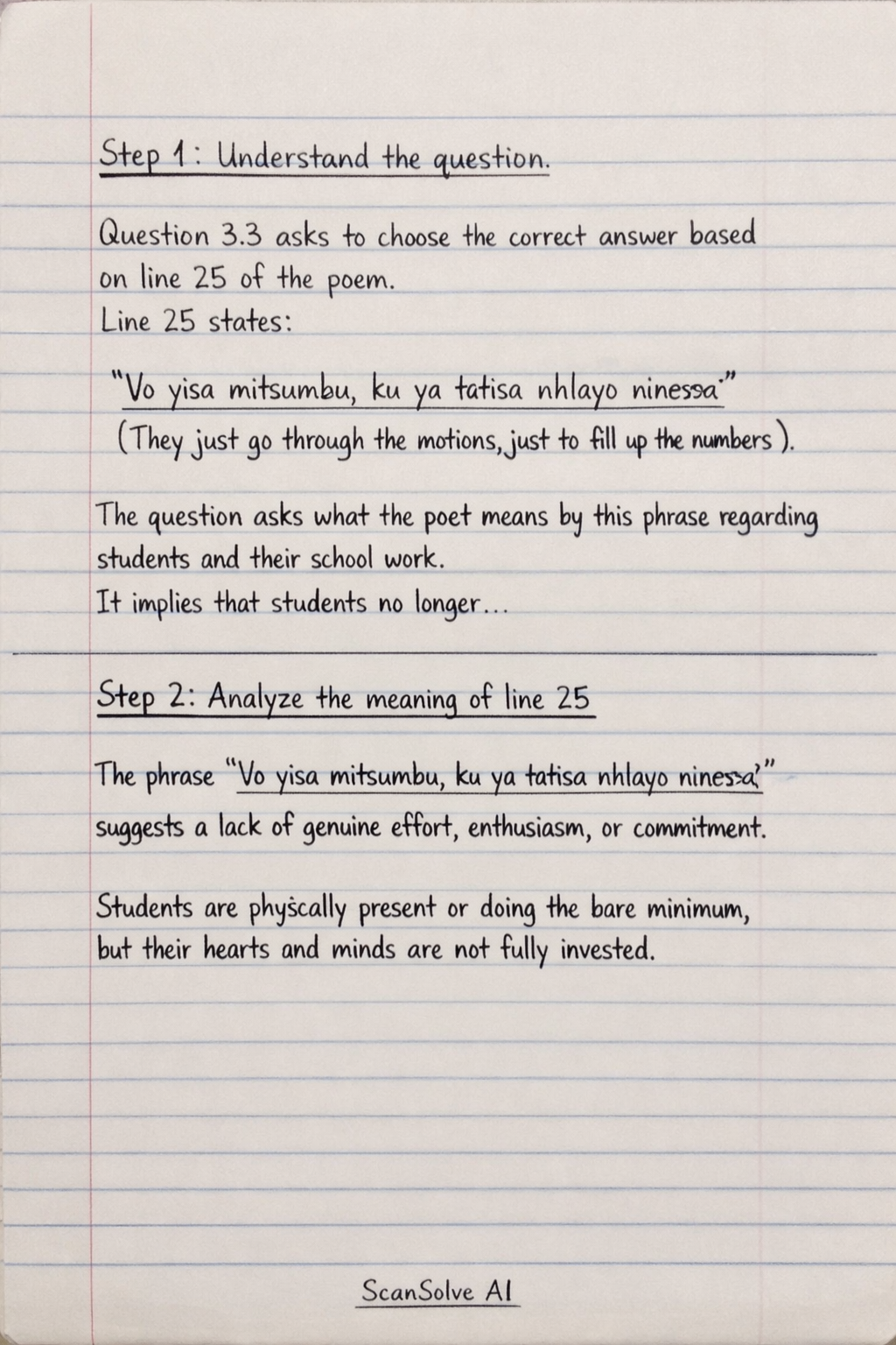 Handwritten step-by-step solution preview