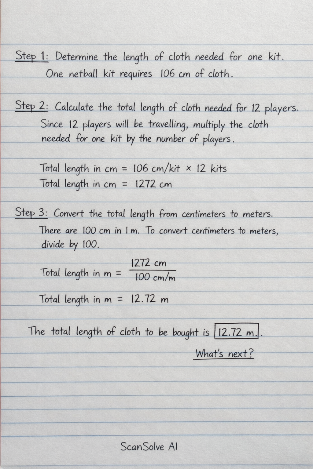 Handwritten step-by-step solution preview
