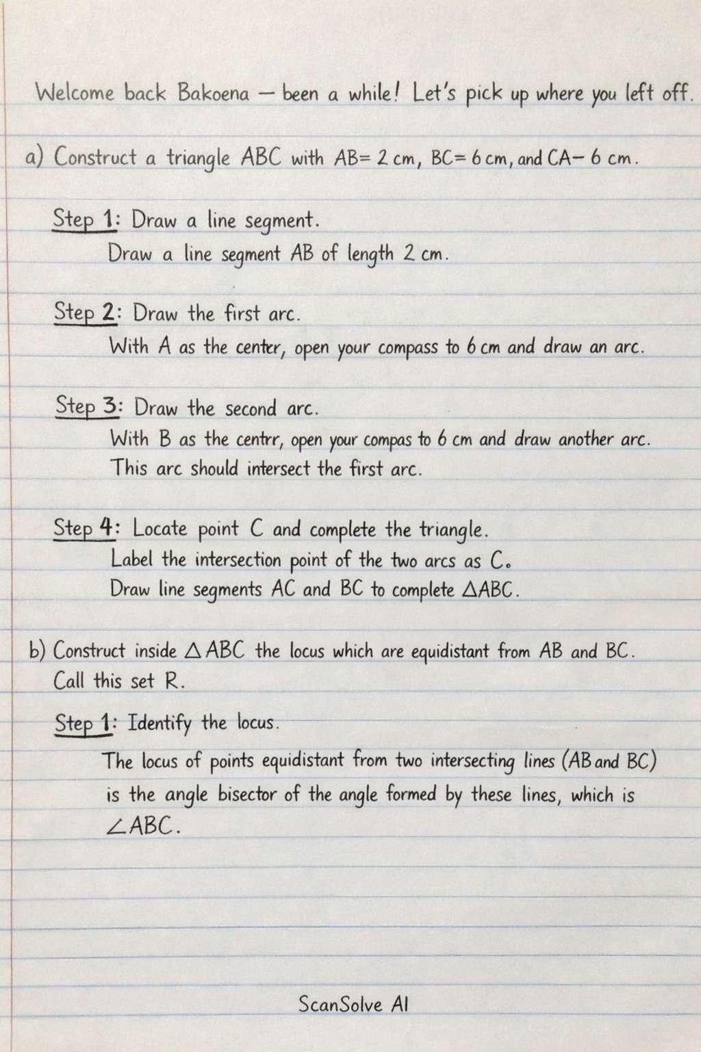 Handwritten step-by-step solution preview