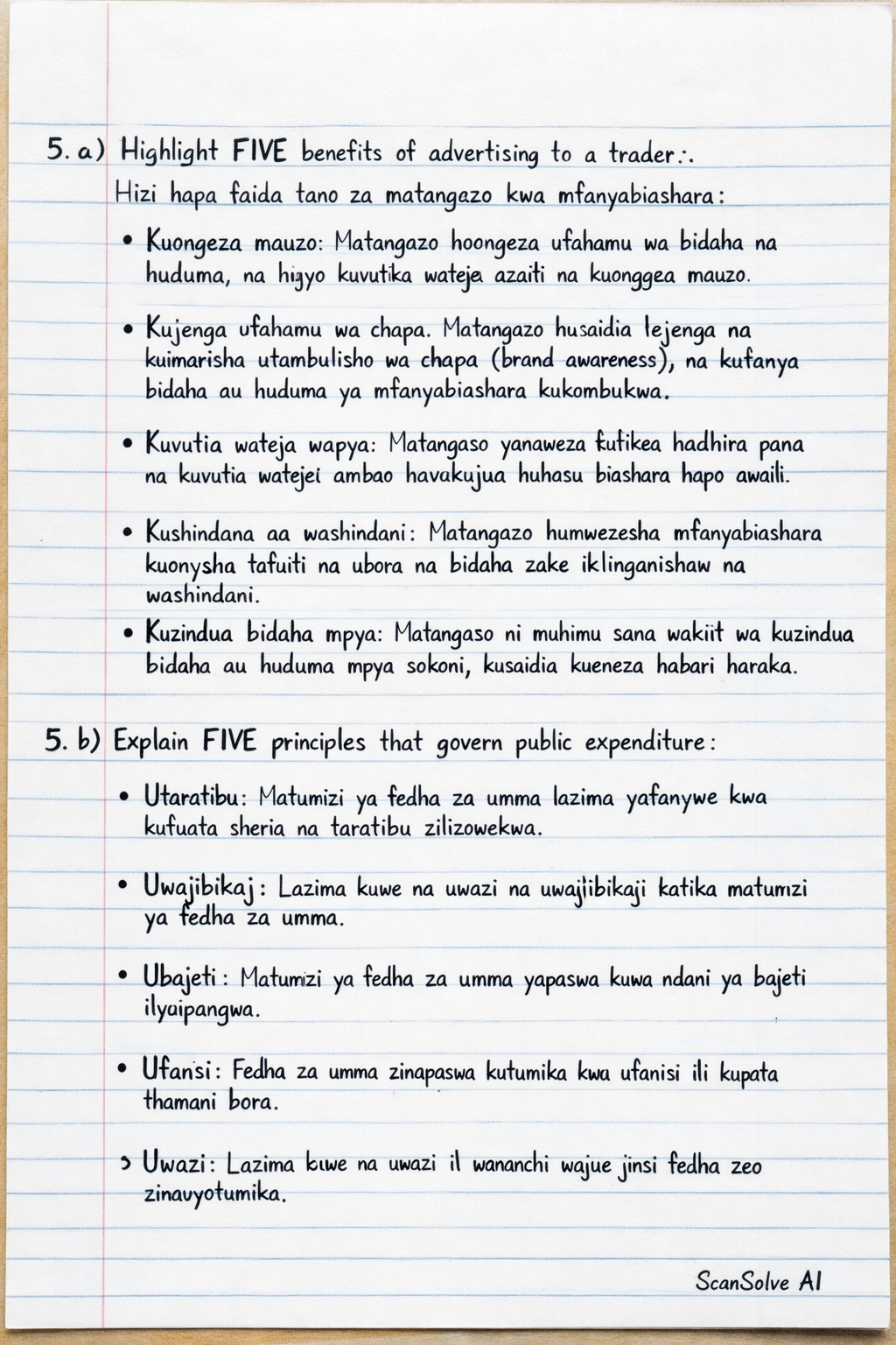 Handwritten step-by-step solution preview