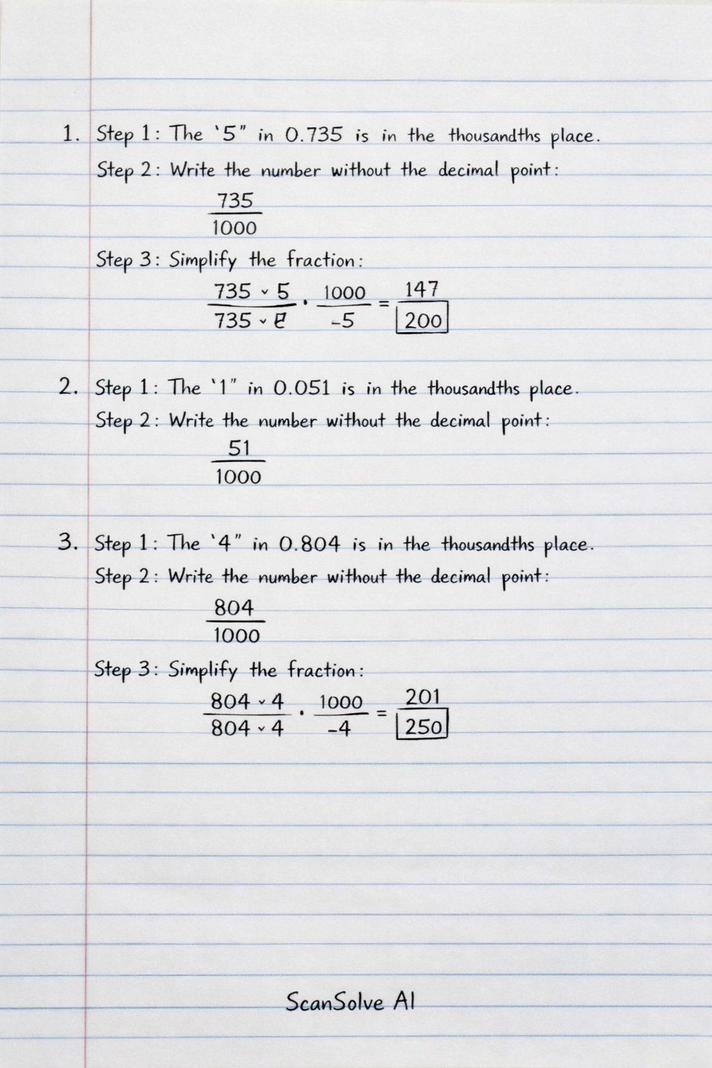 Handwritten step-by-step solution preview
