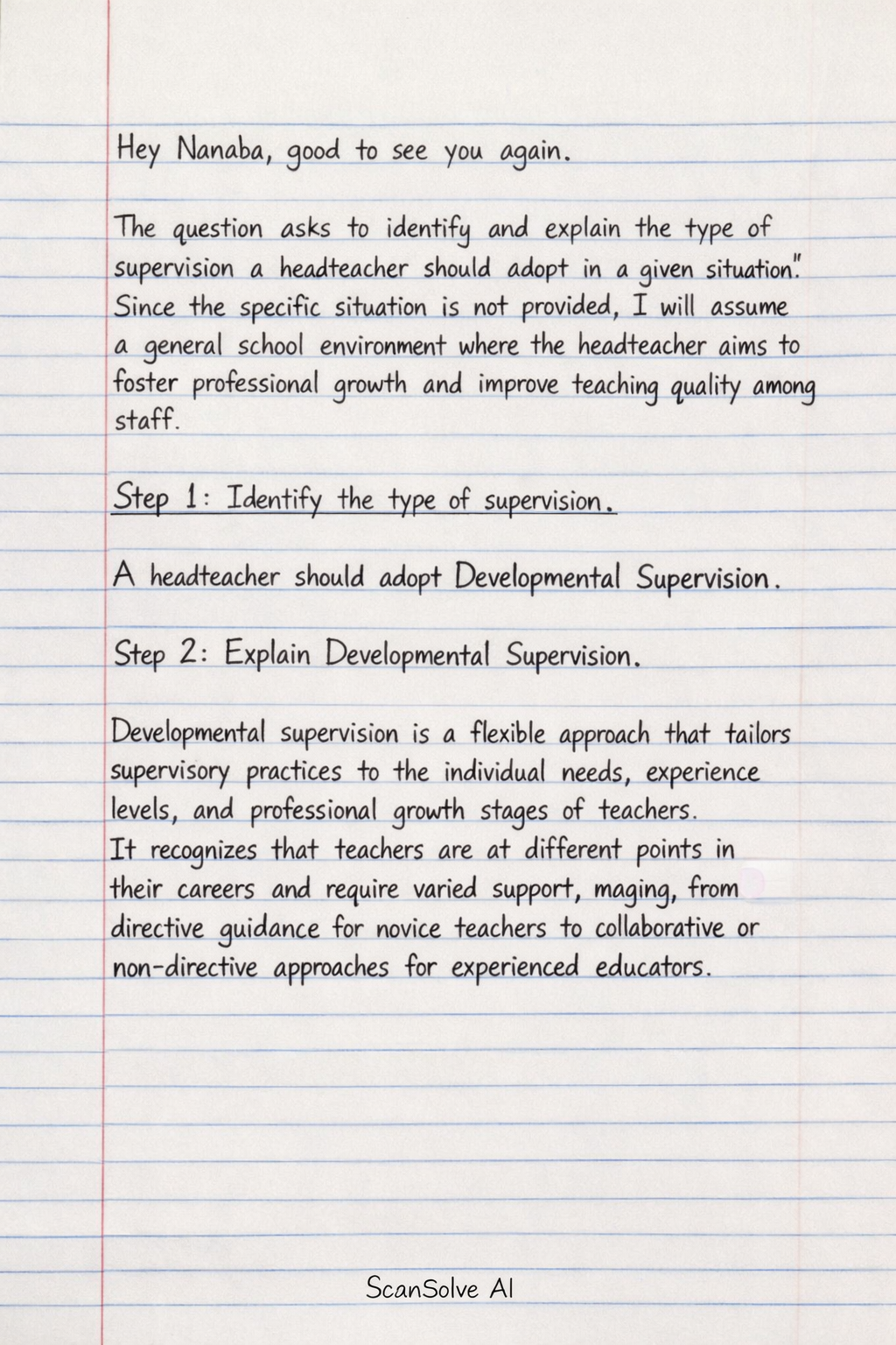 Handwritten step-by-step solution preview