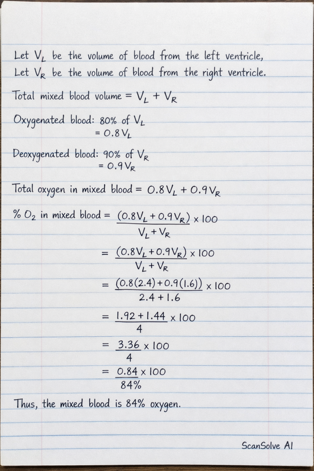 Handwritten step-by-step solution preview