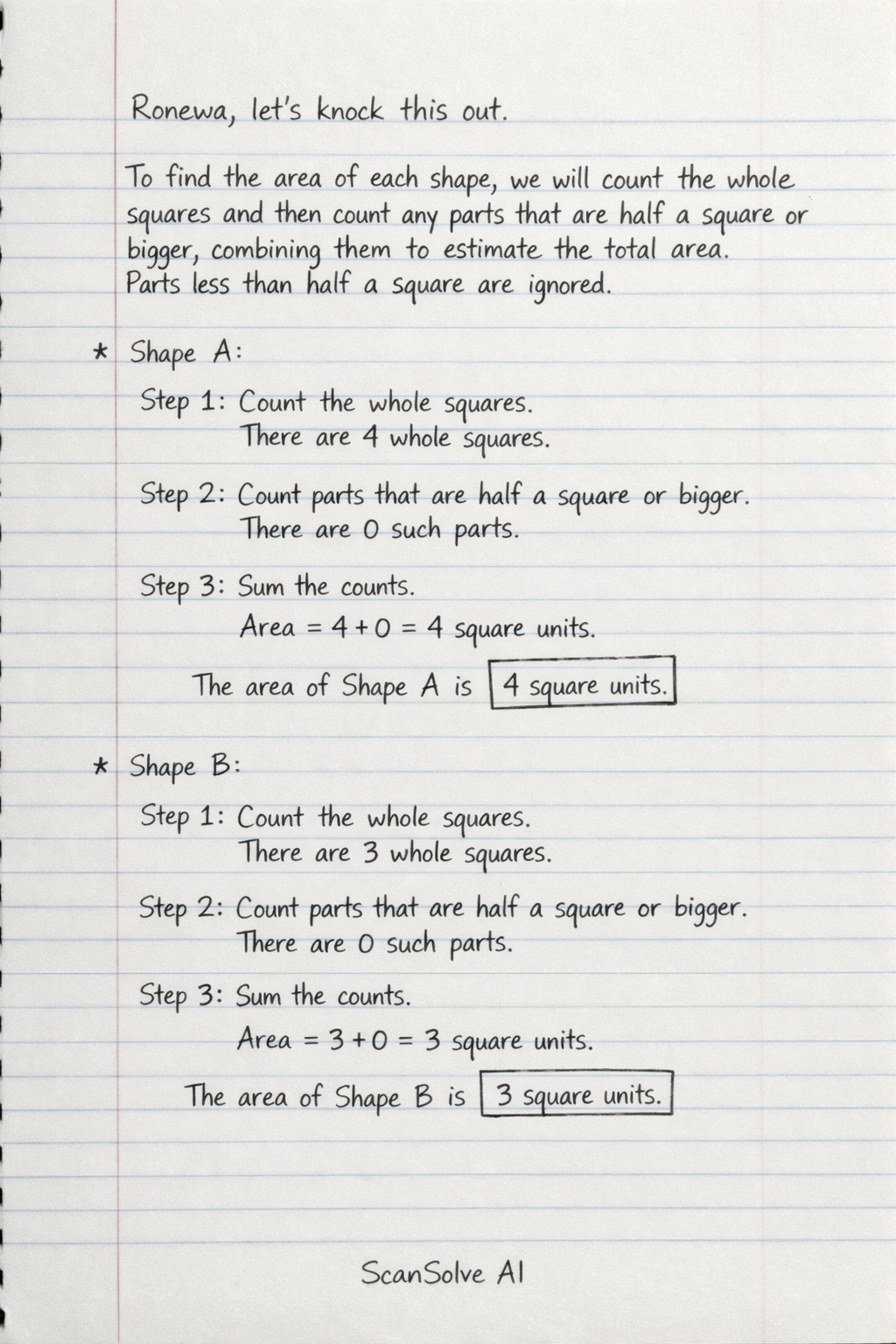 Handwritten step-by-step solution preview
