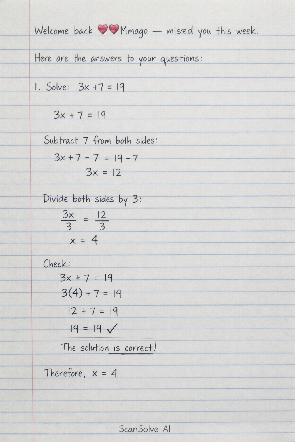 Handwritten step-by-step solution preview