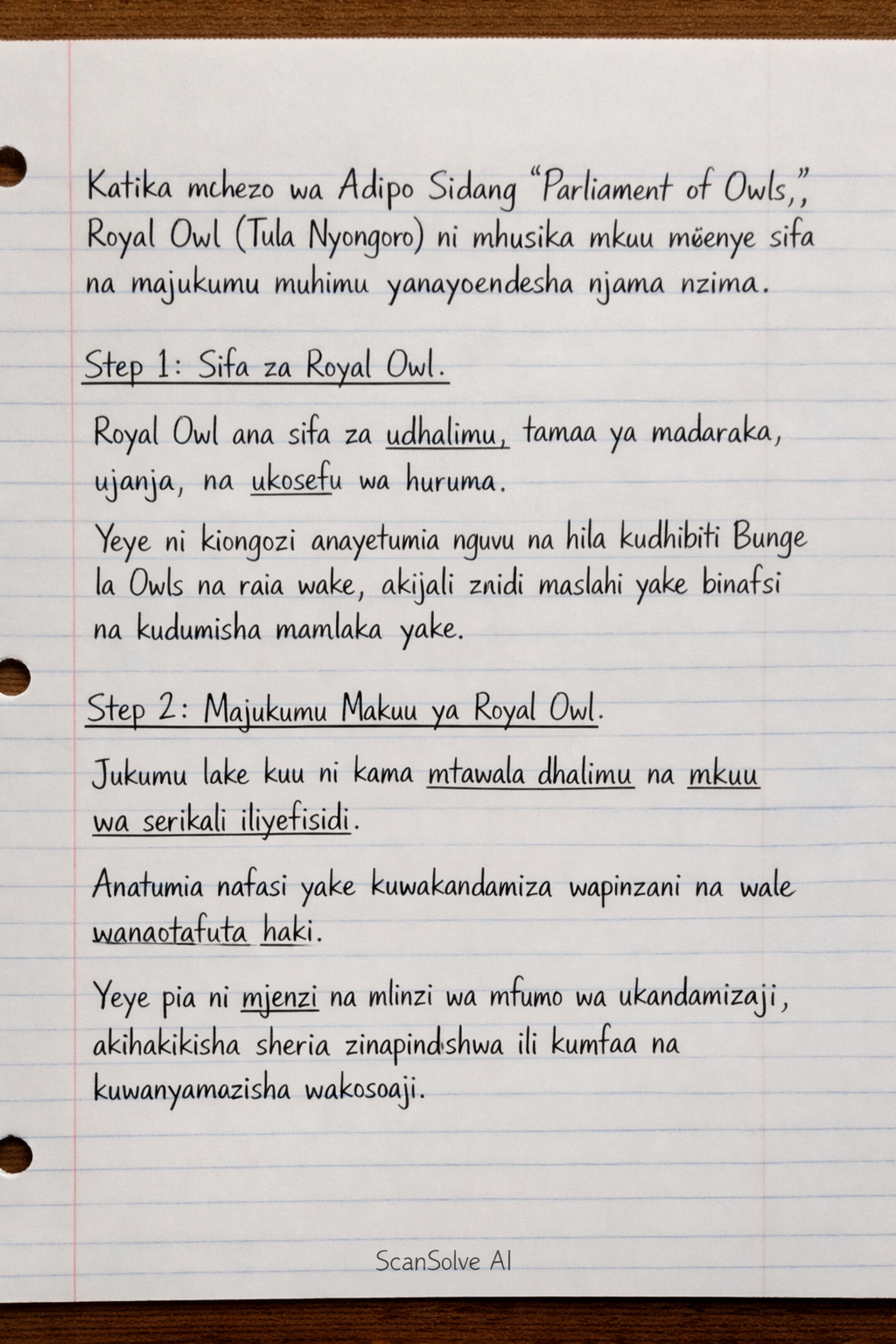 Handwritten step-by-step solution preview