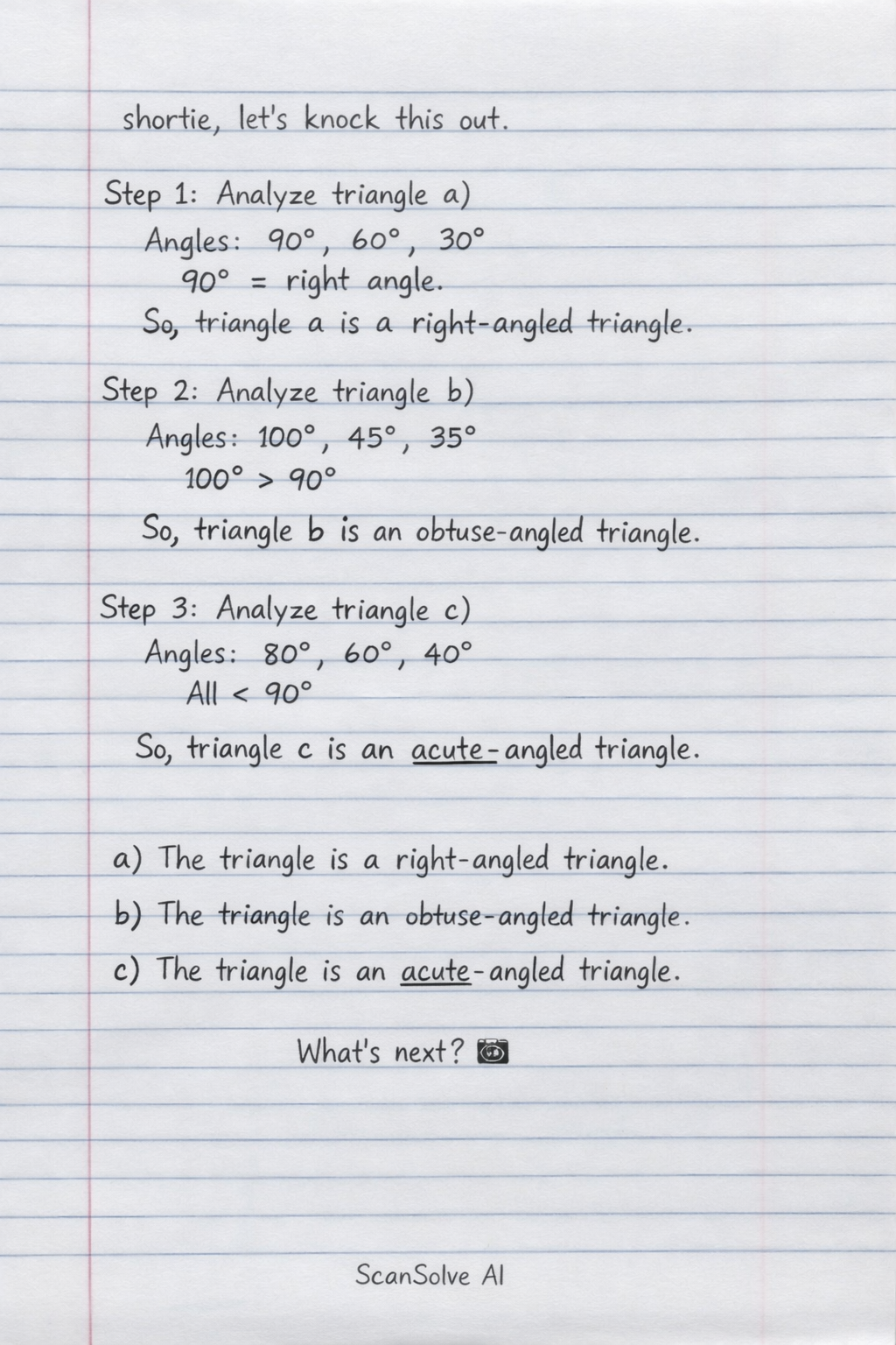 Handwritten step-by-step solution preview