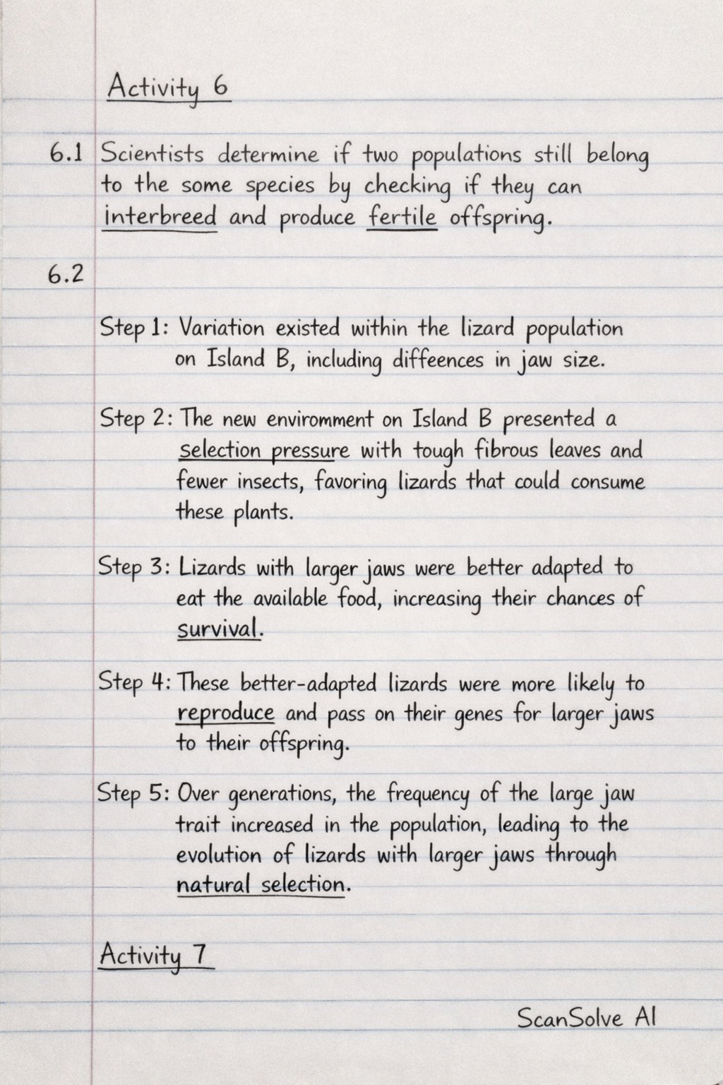 Handwritten step-by-step solution preview