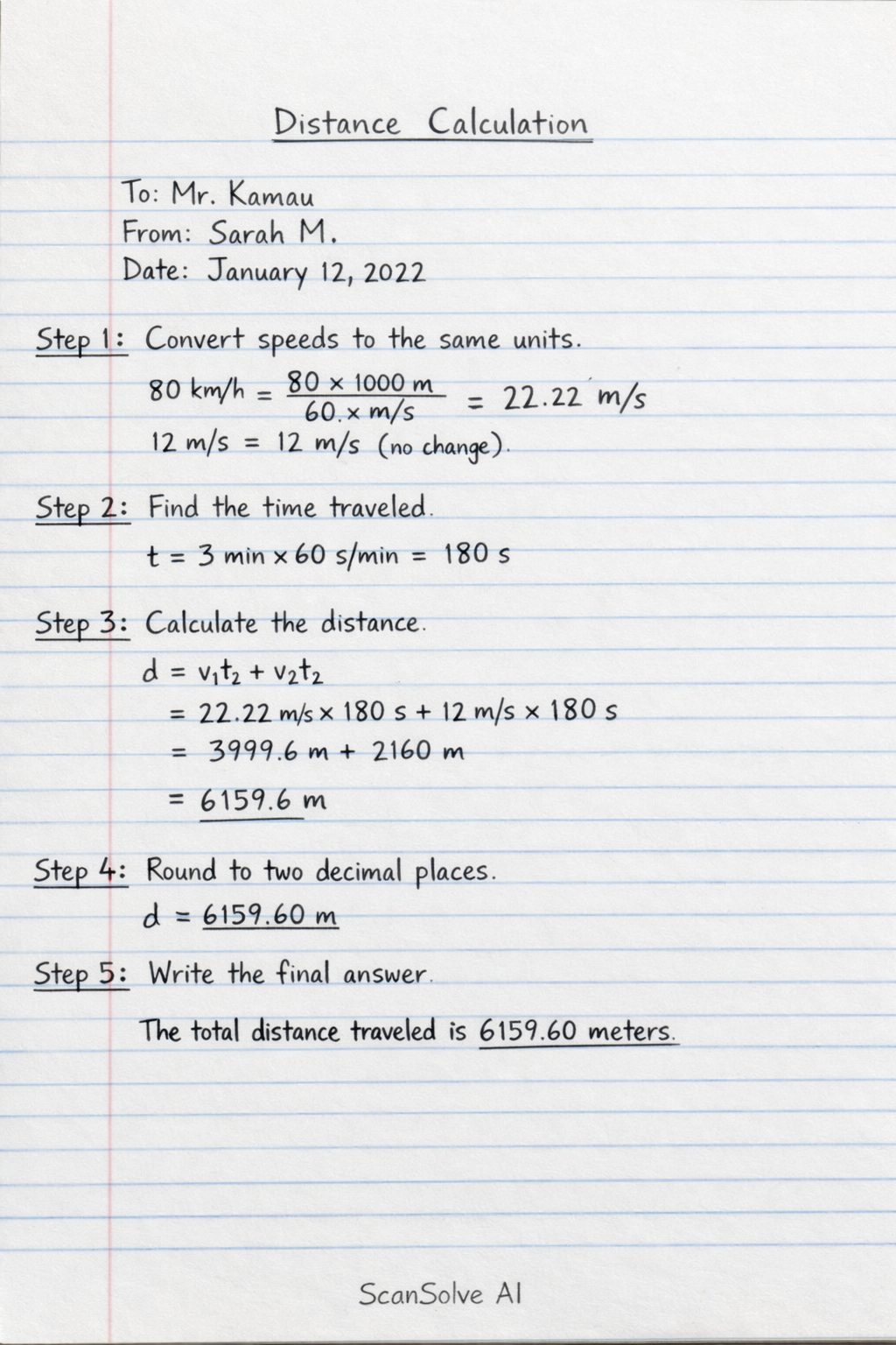 Handwritten step-by-step solution preview
