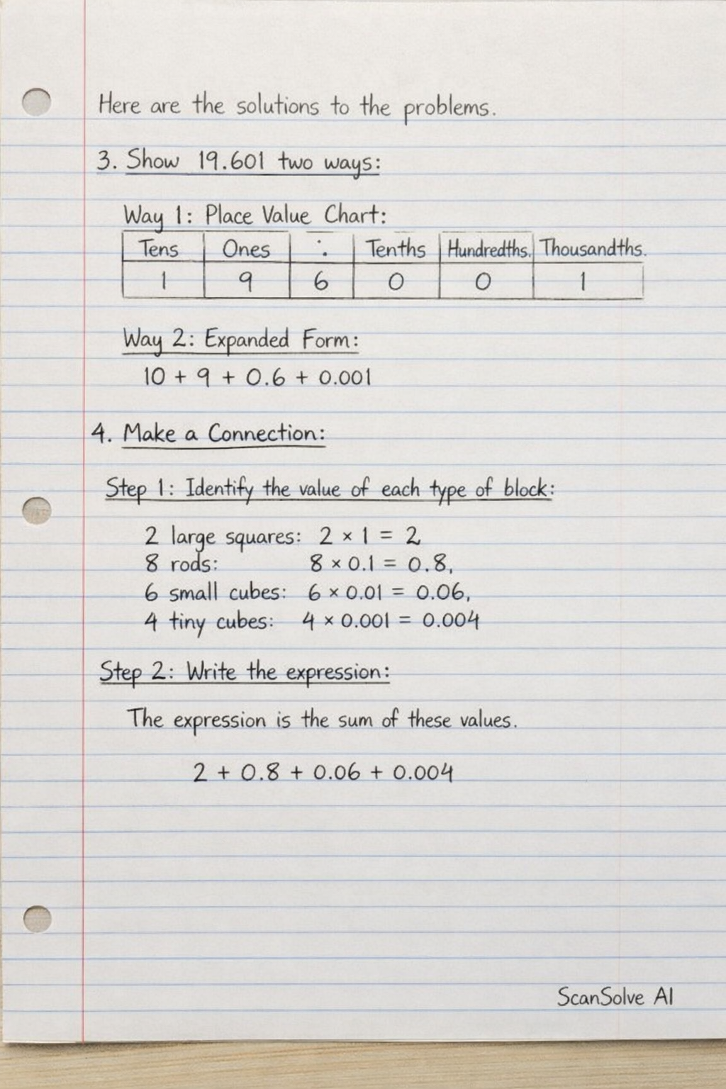 Handwritten step-by-step solution preview