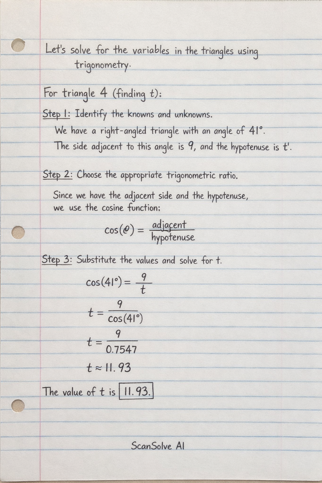 Handwritten step-by-step solution preview