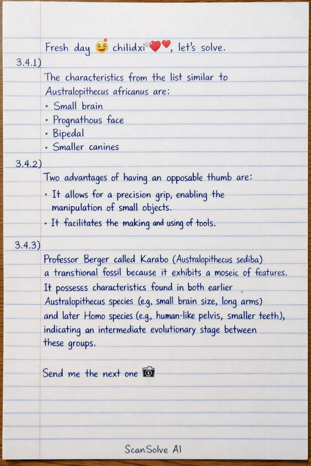 Handwritten step-by-step solution preview