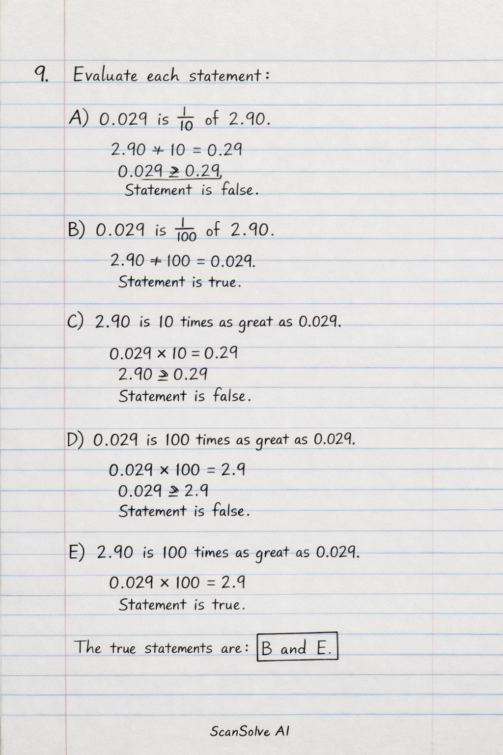 Handwritten step-by-step solution preview