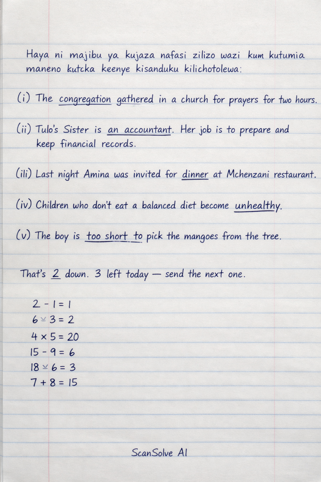 Handwritten step-by-step solution preview