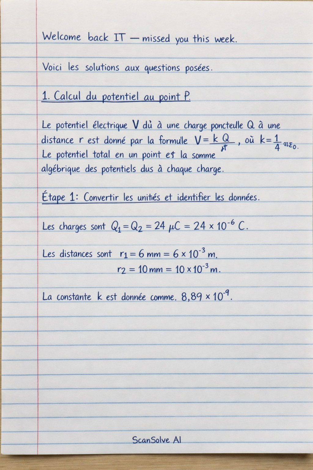 Handwritten step-by-step solution preview