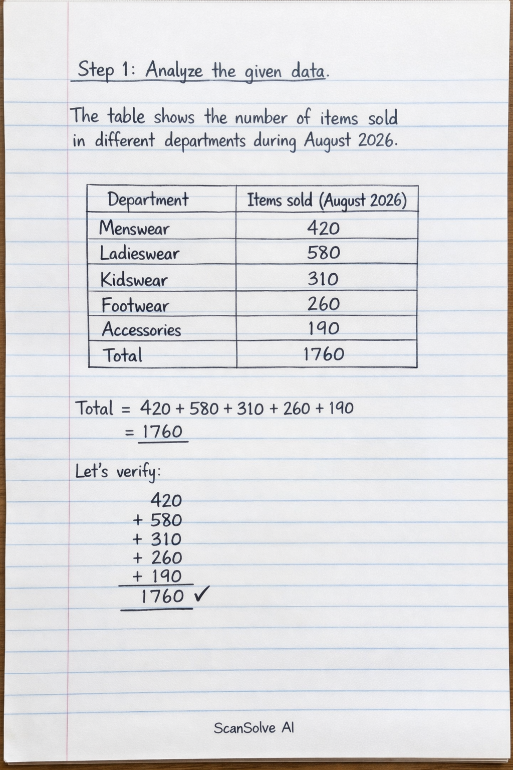 Handwritten step-by-step solution preview