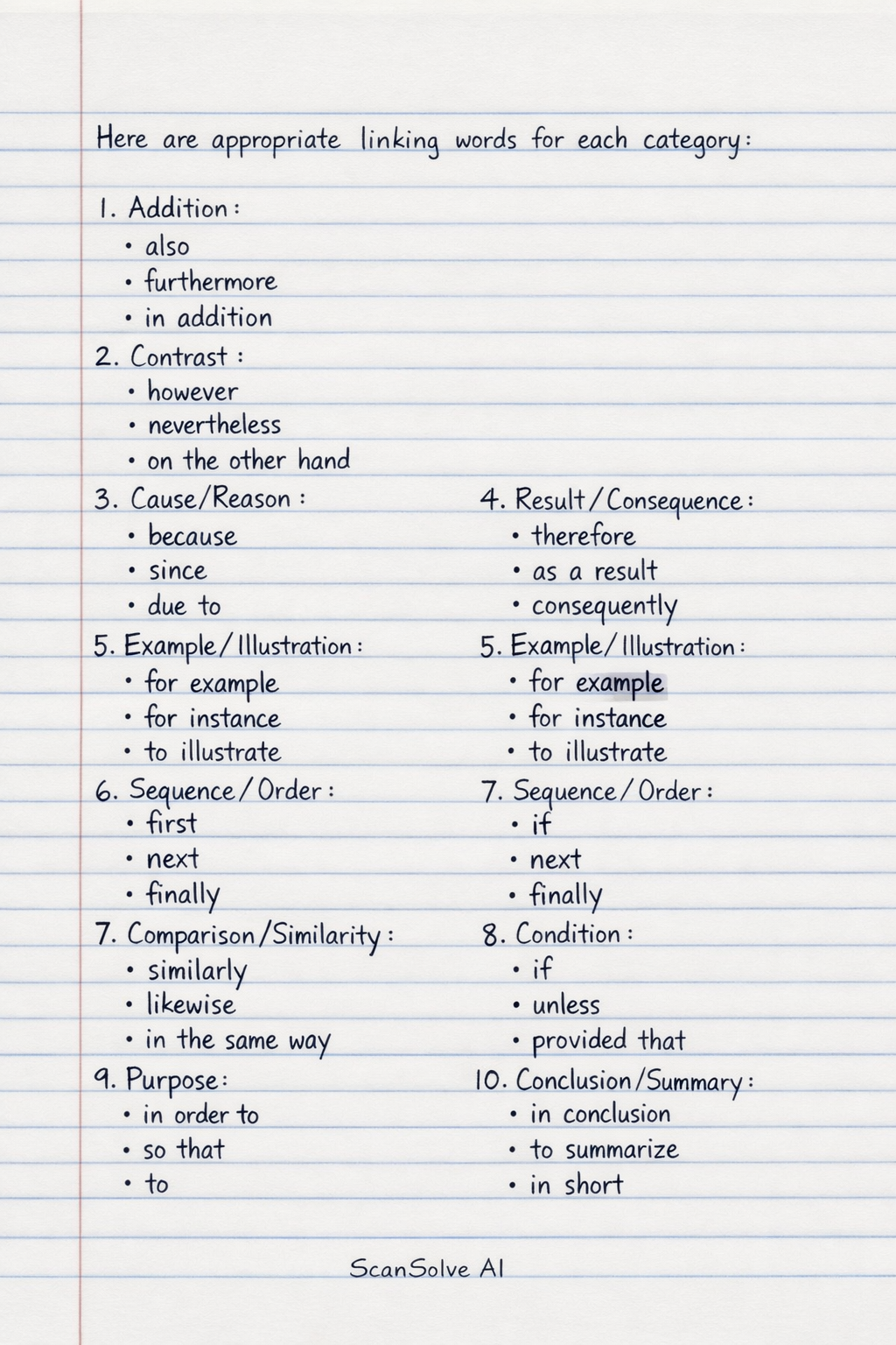 Handwritten step-by-step solution preview