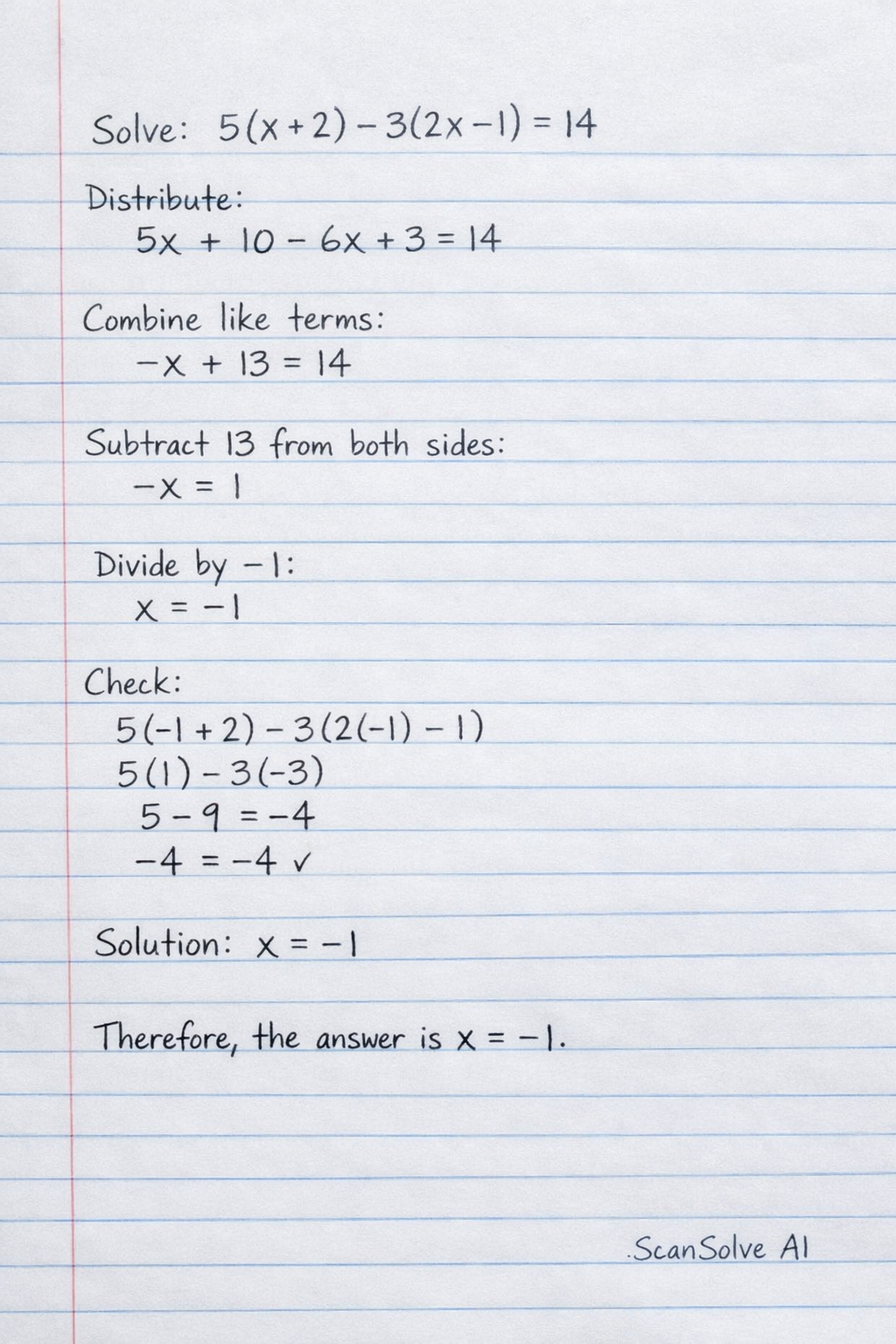 Handwritten step-by-step solution preview