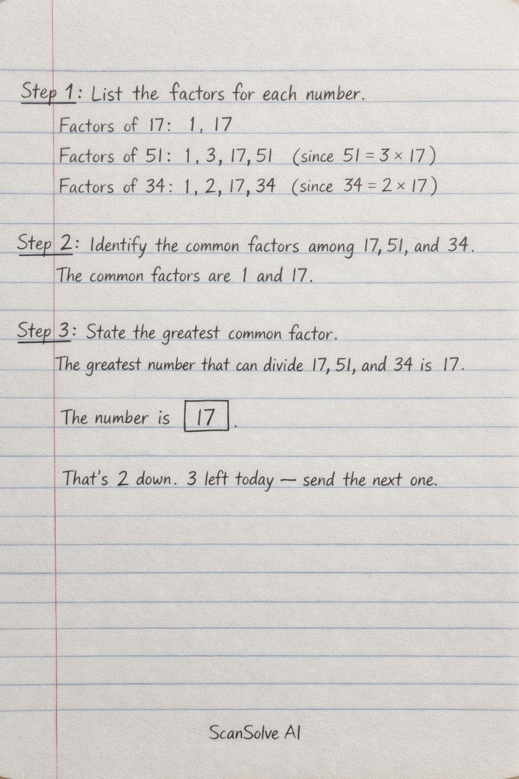 Handwritten step-by-step solution preview