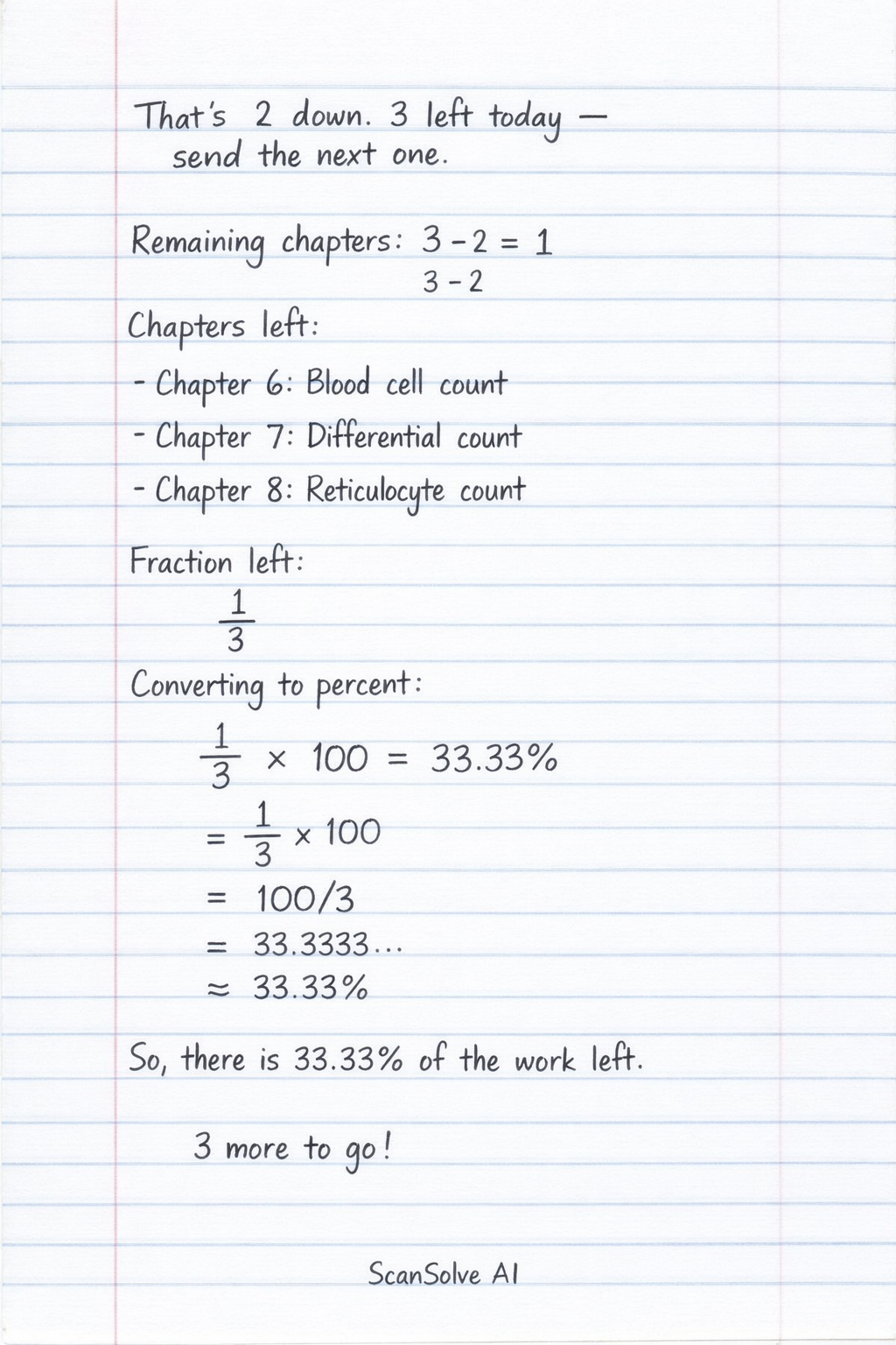 Handwritten step-by-step solution preview