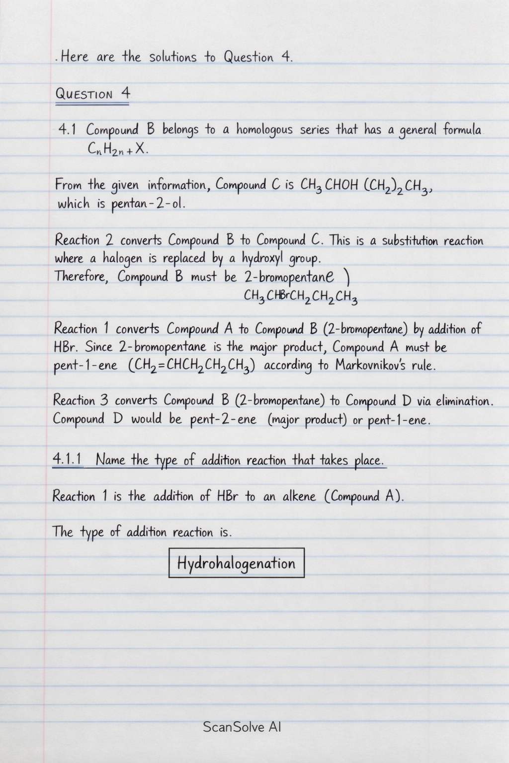Handwritten step-by-step solution preview
