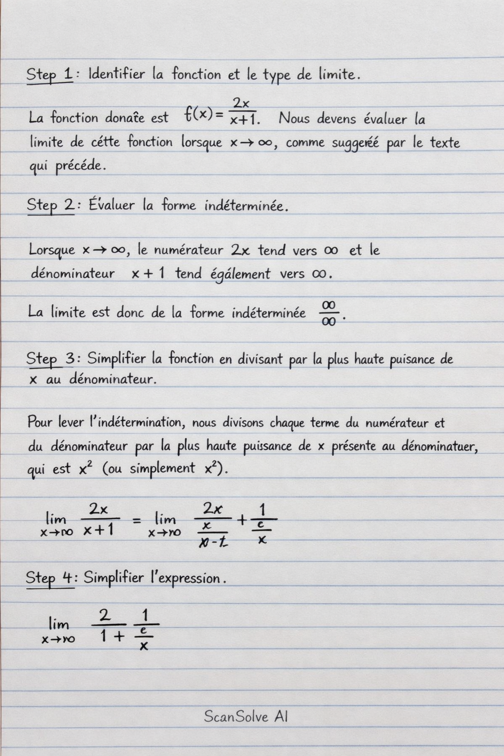 Handwritten step-by-step solution preview