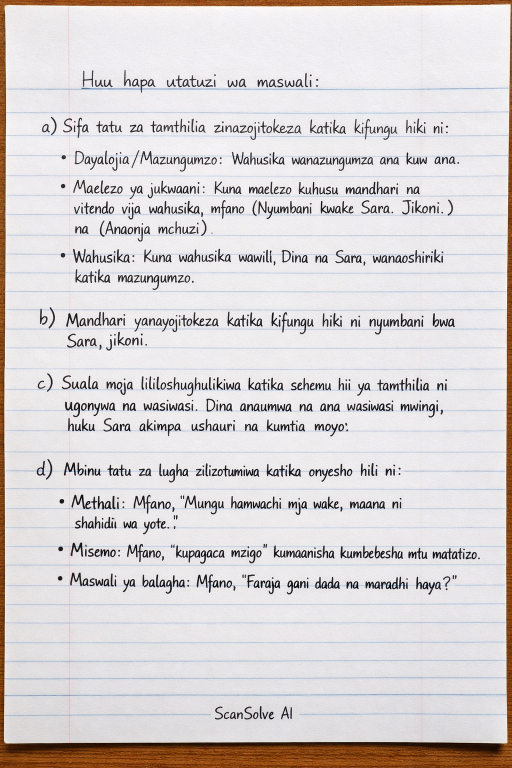 Handwritten step-by-step solution preview