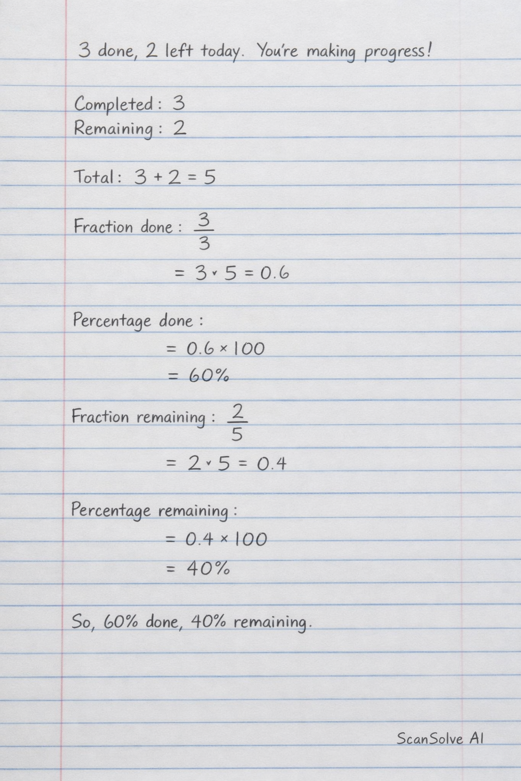 Handwritten step-by-step solution preview
