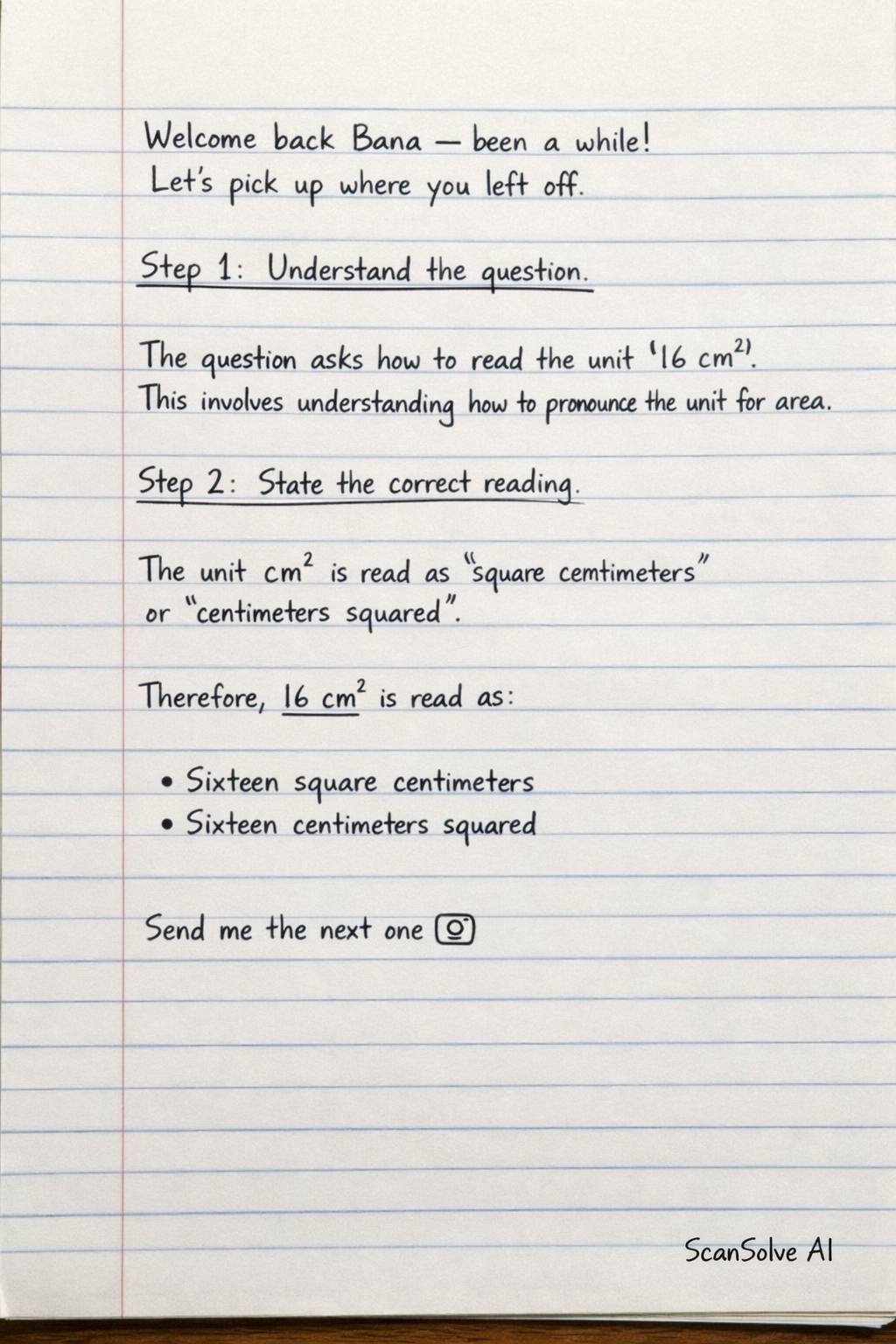 Handwritten step-by-step solution preview