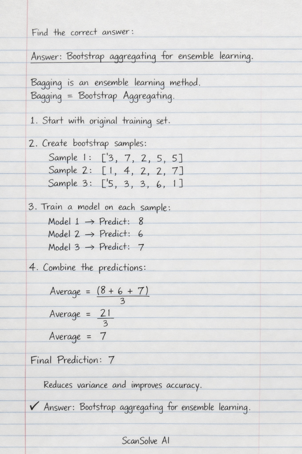 Handwritten step-by-step solution preview