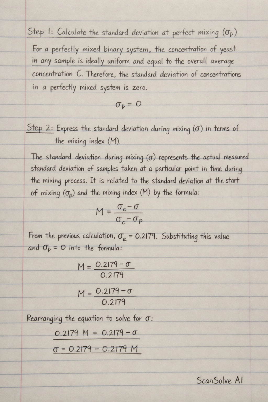 Handwritten step-by-step solution preview