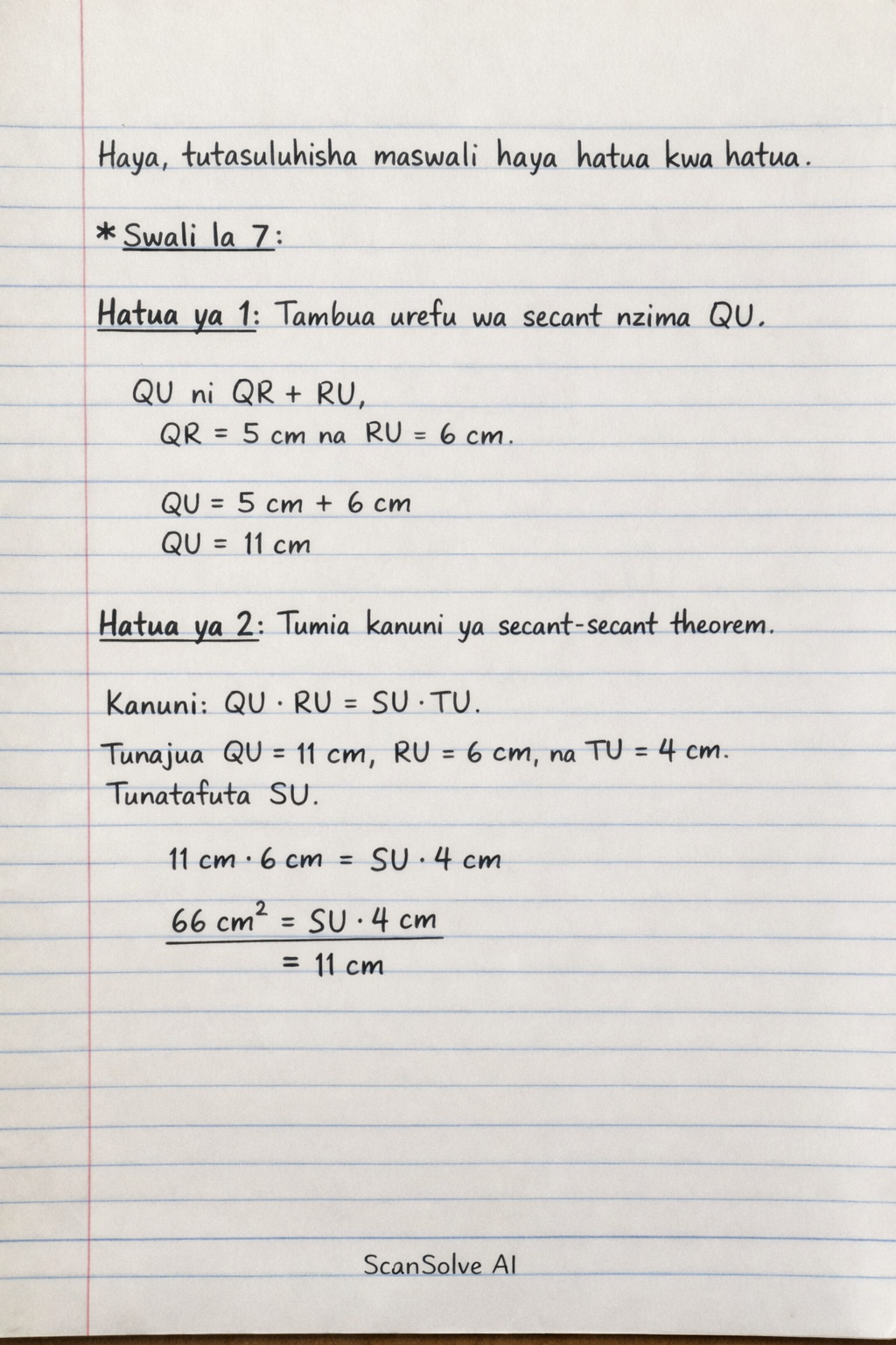 Handwritten step-by-step solution preview