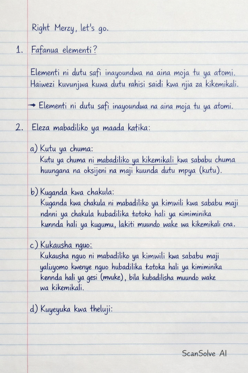 Handwritten step-by-step solution preview