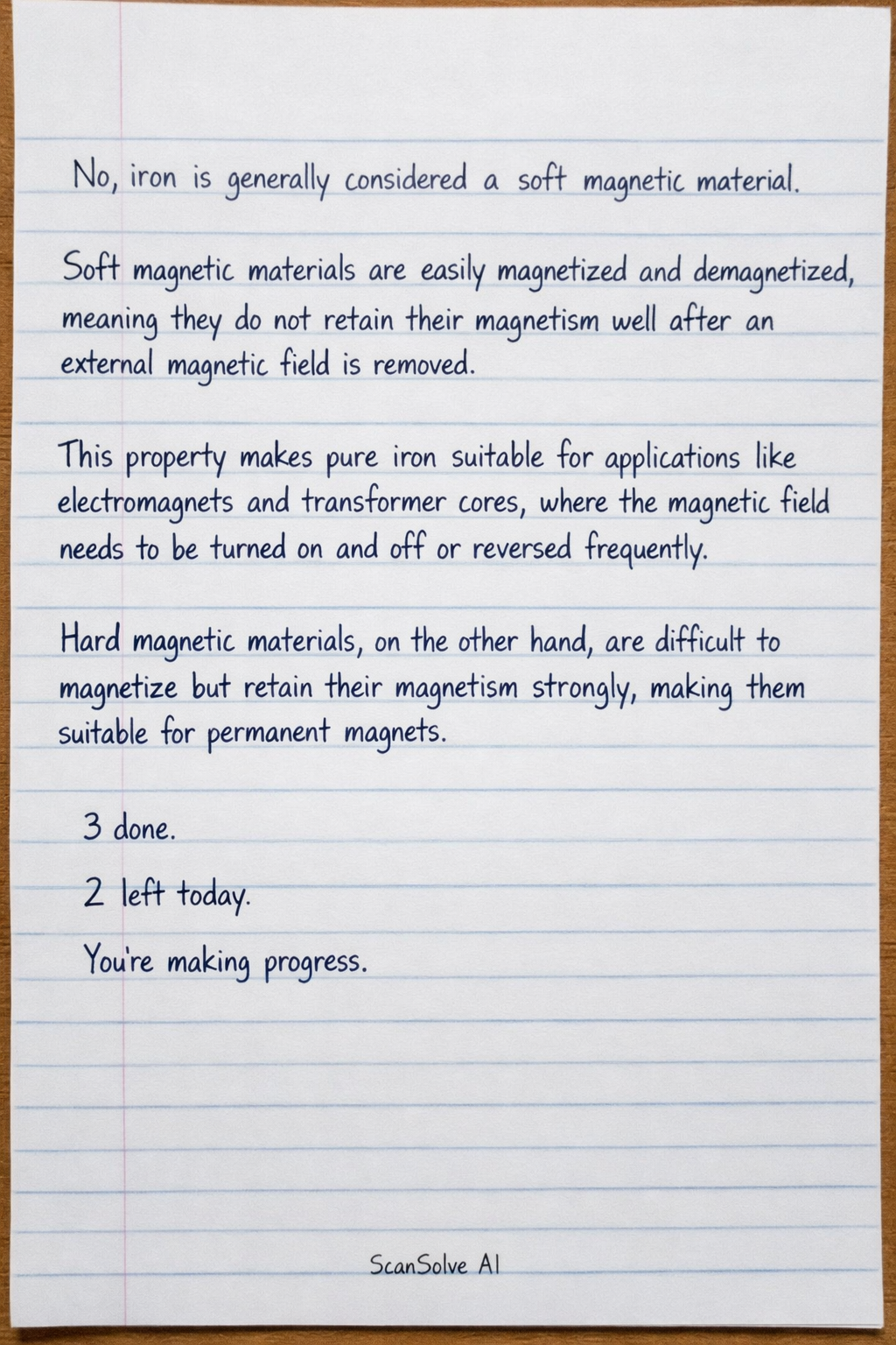 Handwritten step-by-step solution preview