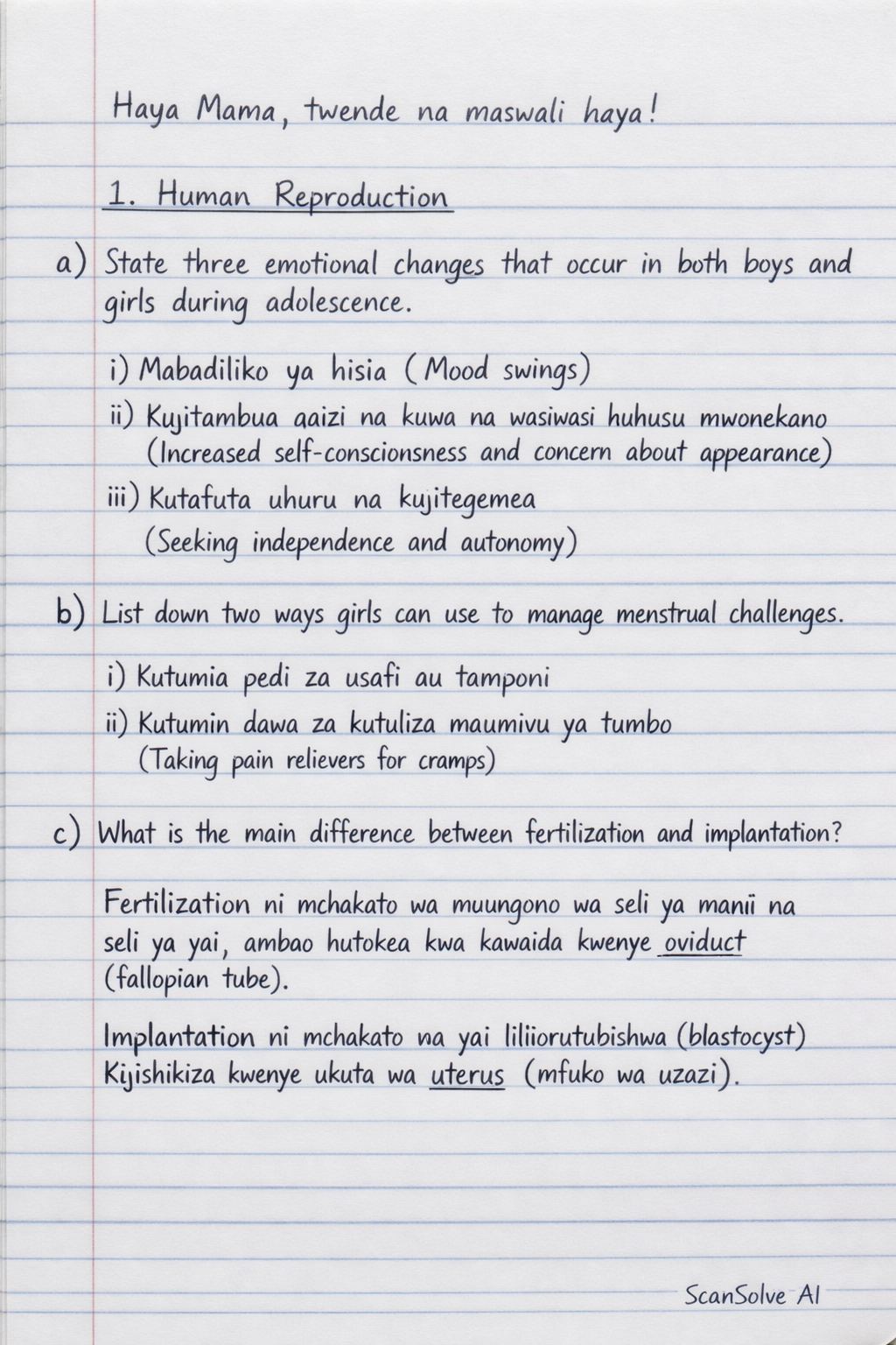 Handwritten step-by-step solution preview