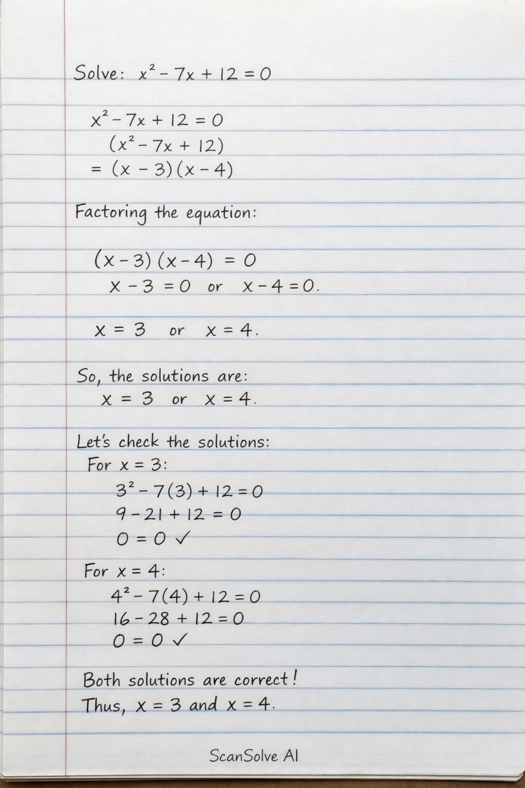 Handwritten step-by-step solution preview