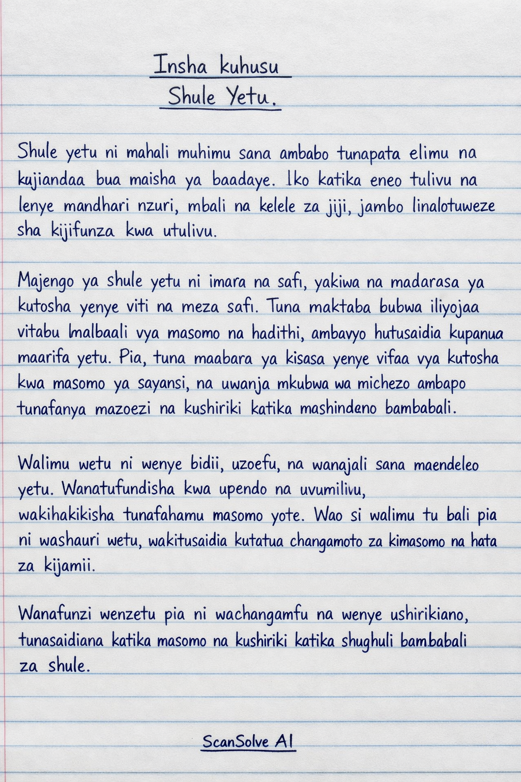 Handwritten step-by-step solution preview