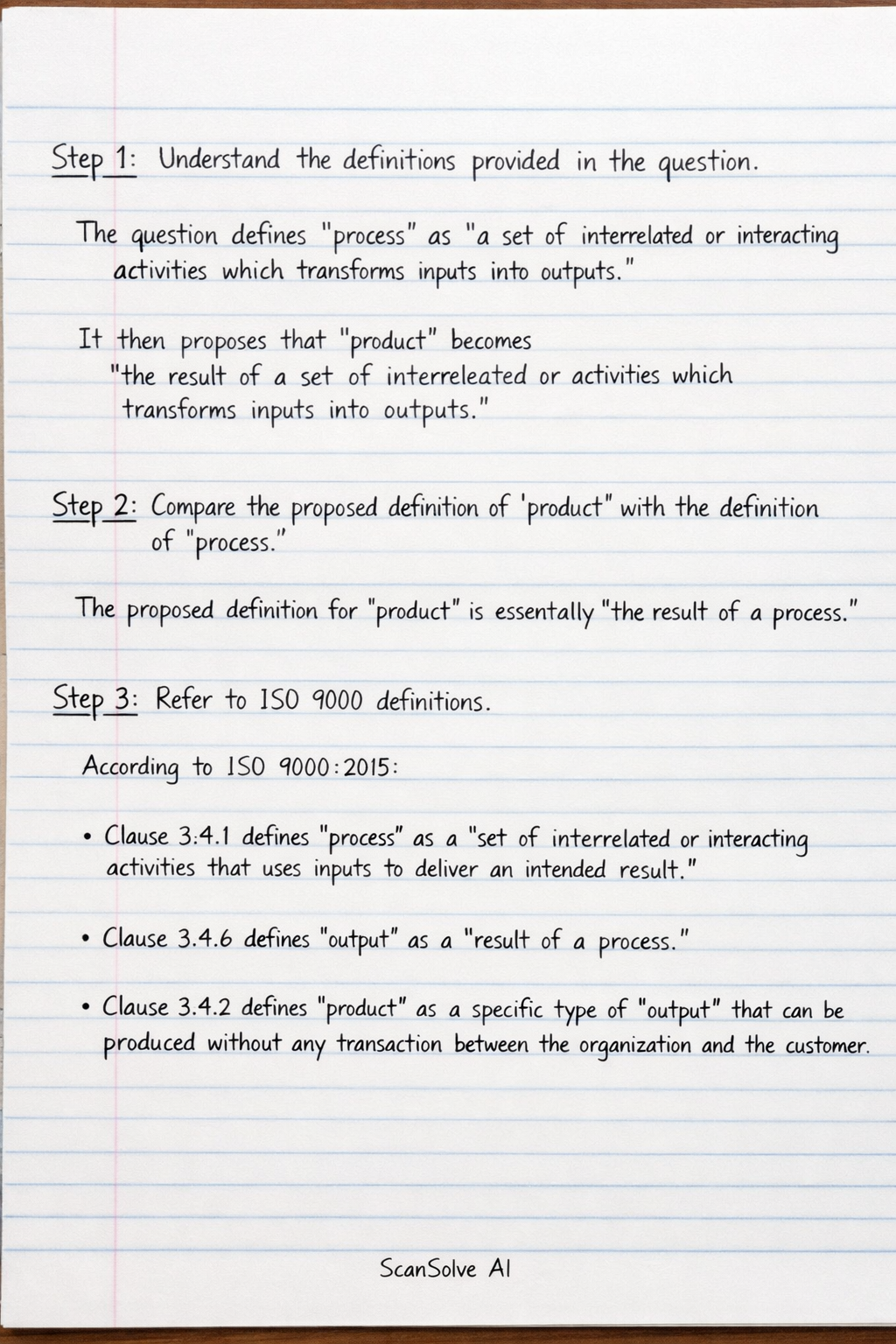 Handwritten step-by-step solution preview