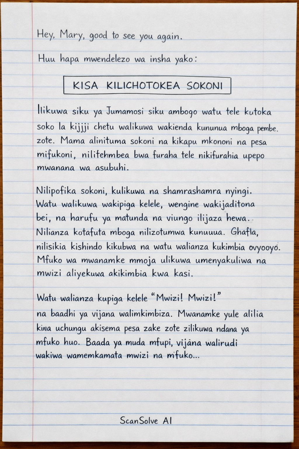 Handwritten step-by-step solution preview