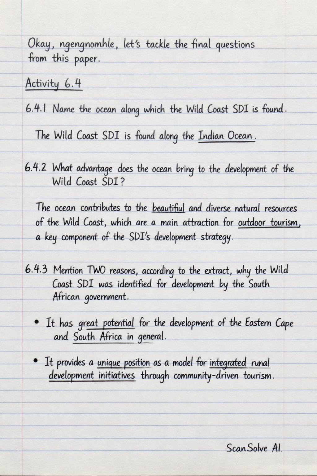 Handwritten step-by-step solution preview