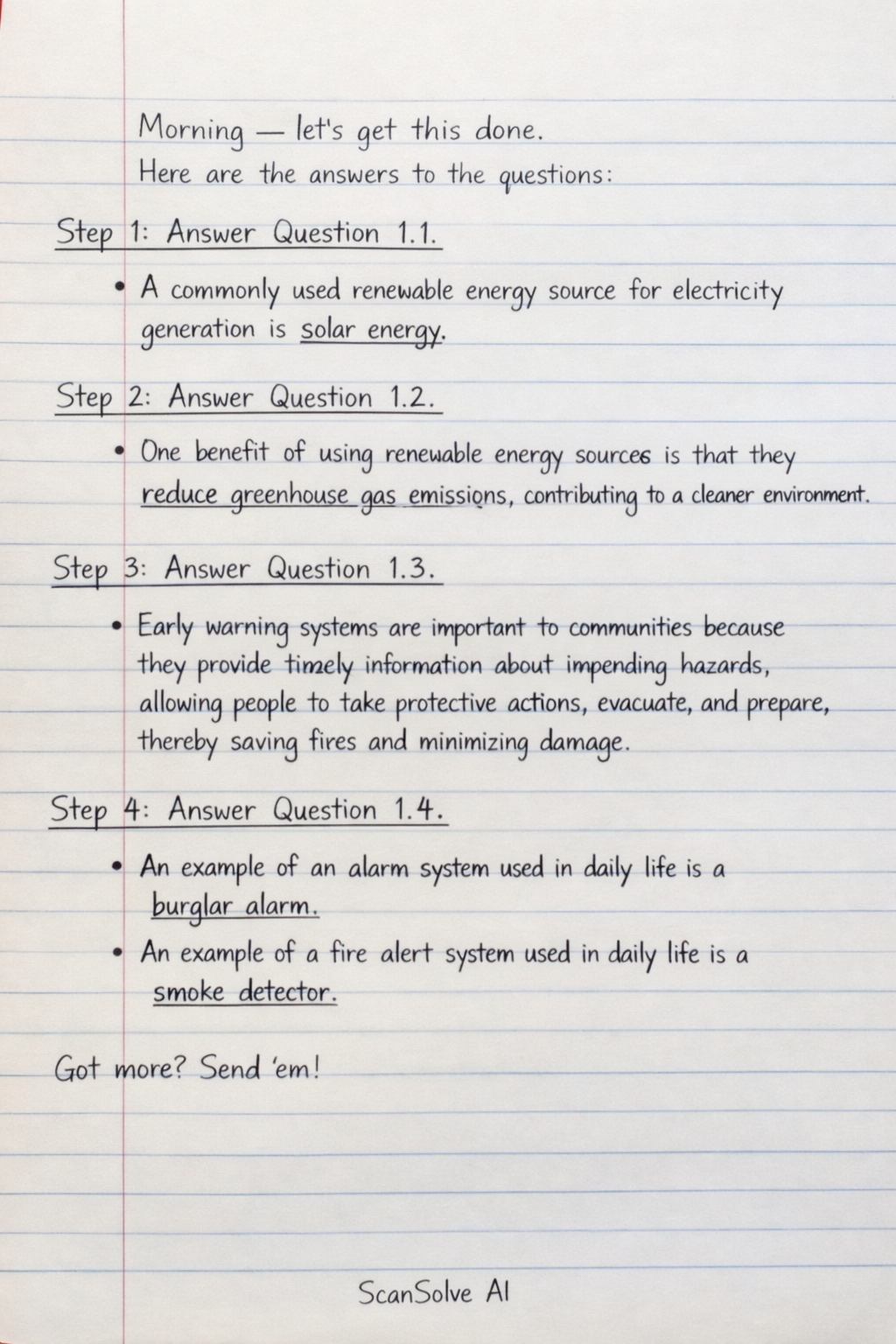 Handwritten step-by-step solution preview