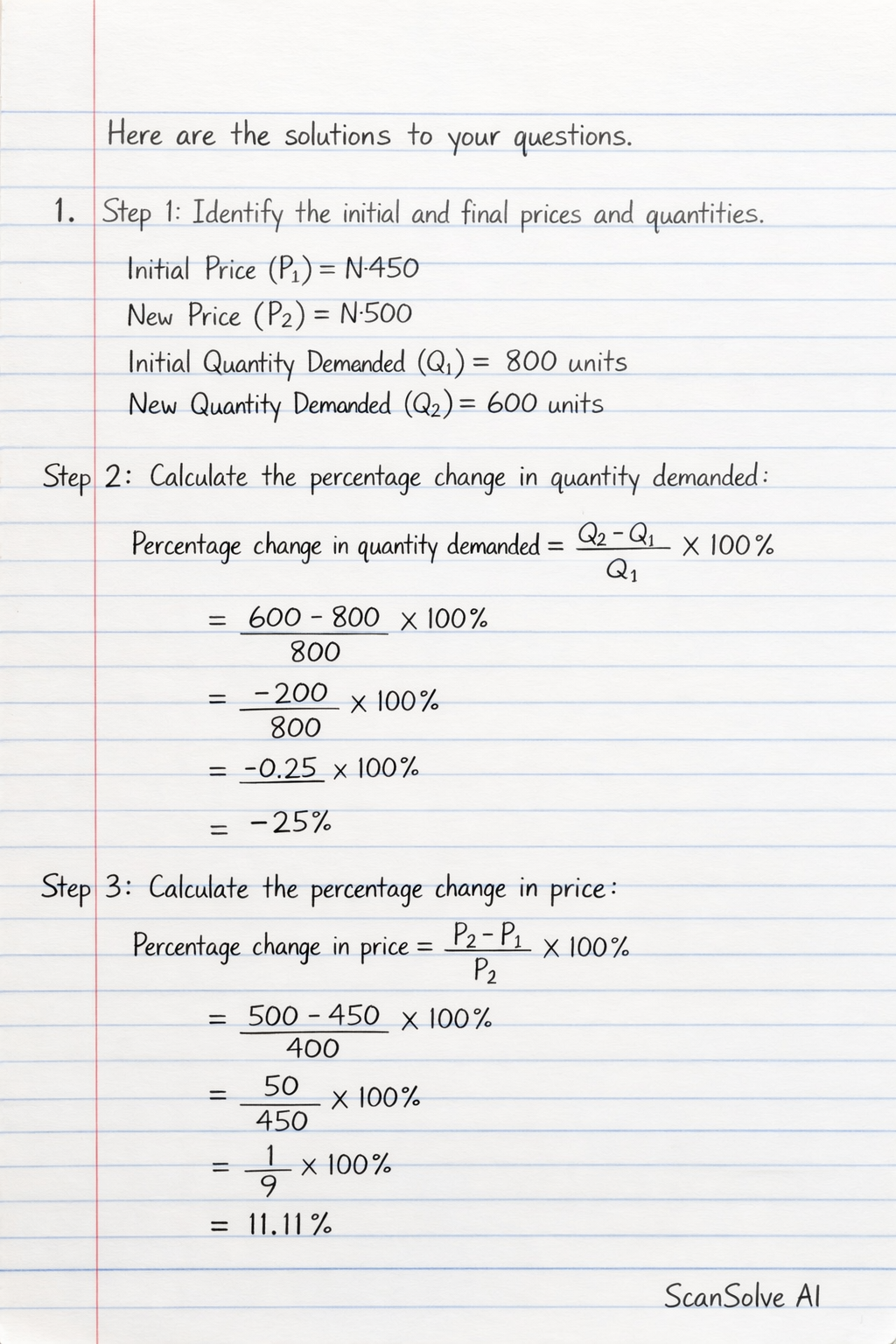 Handwritten step-by-step solution preview