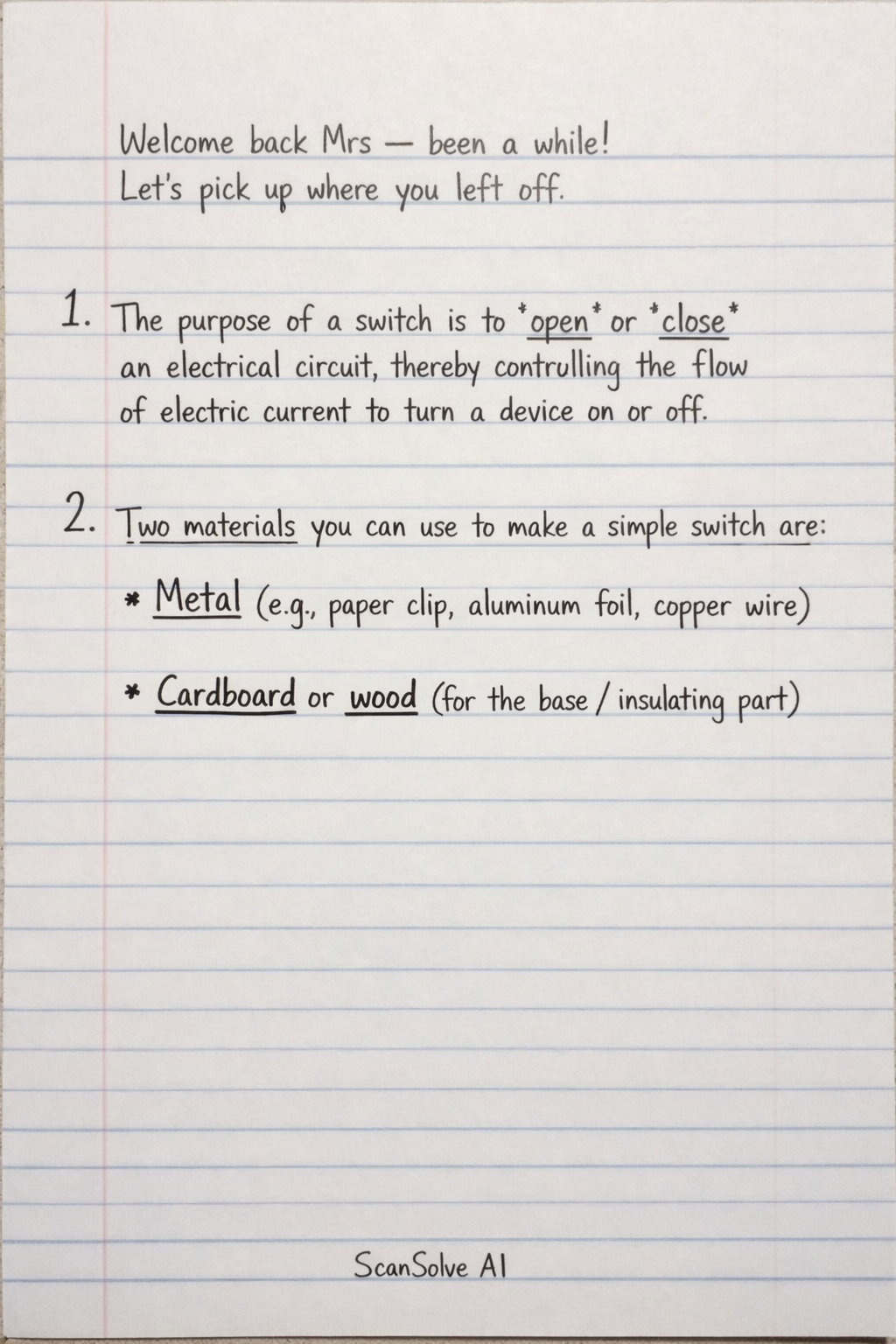 Handwritten step-by-step solution preview