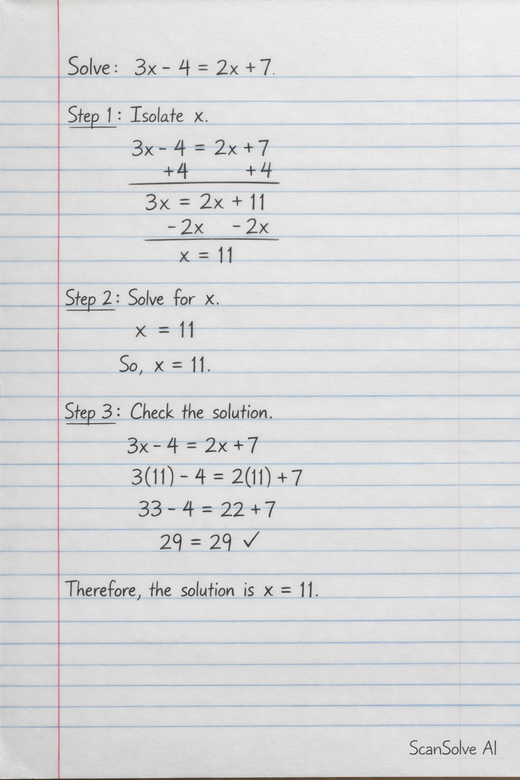 Handwritten step-by-step solution preview