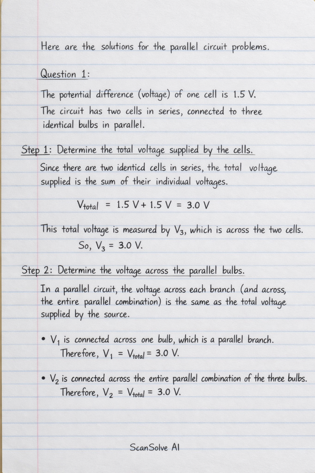 Handwritten step-by-step solution preview