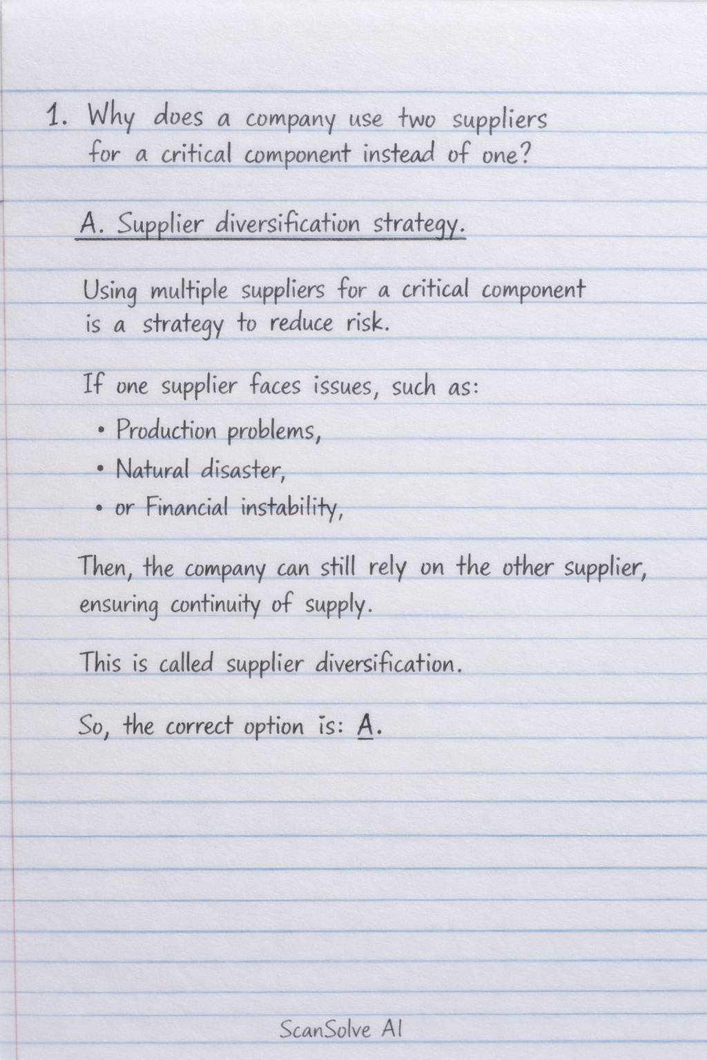 Handwritten step-by-step solution preview